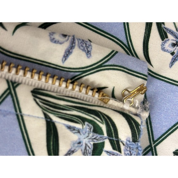 AGUA BY AGUA BENDITA Jamaica Off-The-Shoulder Balloon Floral Top L Celeste READ - Picture 15 of 16